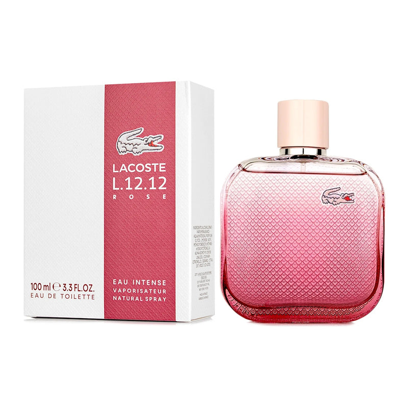L.12.12 Rose Eau Intense para mujer / 100 ml Eau De Toilette Spray
