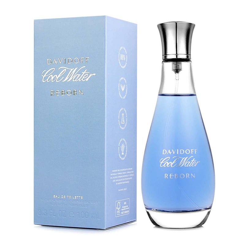 Cool Water Reborn para mujer / 100 ml Eau De Toilette Spray