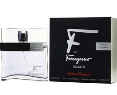 F by Ferragamo Black para hombre / 100 ml Eau De Toilette Spray