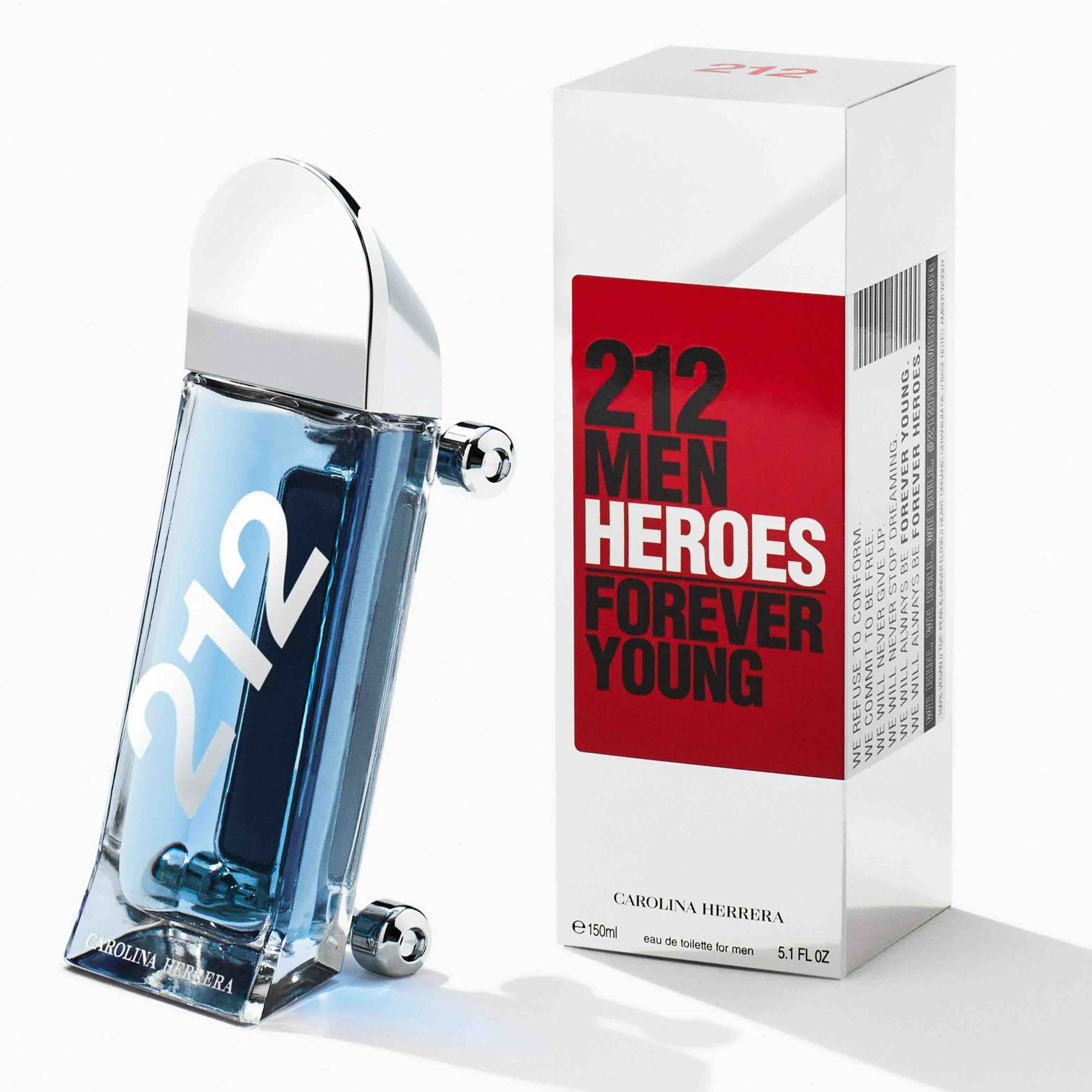 212 Men Heroes para hombre 150 ml Eau De Toilette Spray