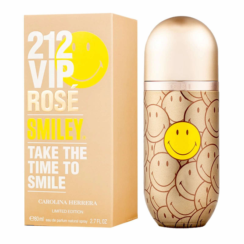 212 VIP Rosé Smiley (Limited Edition) para mujer / 80 ml Eau De Parfum Spray