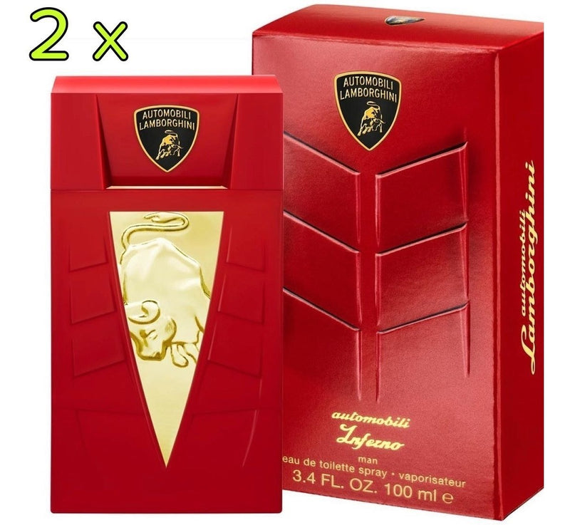 Automobili Inferno (pack 2 pzs) para hombre / PACK - 2 x 100 ml Eau De Toilette Spray