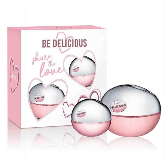 DONNA KARAN - DKNY Be Delicious Fresh Blossom para mujer / SET - 100 ml Eau De Parfum Spray + 30 ml EDP
