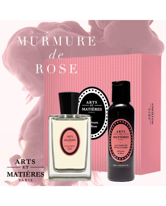 ARTS ET MATIÈRES - Murmure de Rose para mujer / SET - 100 ml Eau De Parfum Spray + 60 ml Crema Corporal