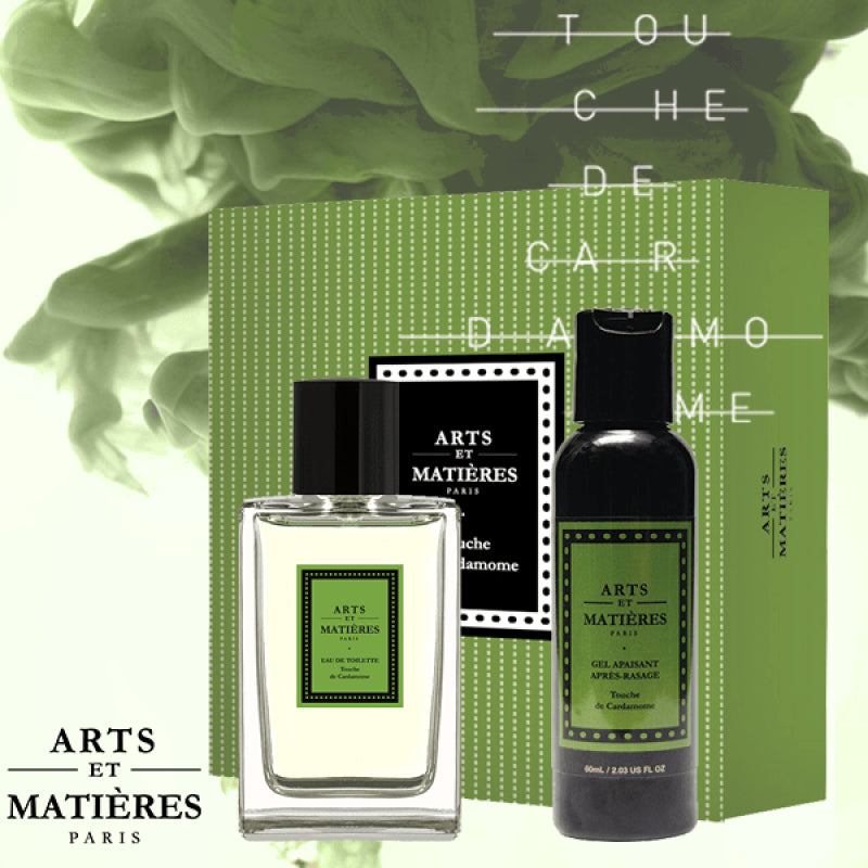 ARTS ET MATIÈRES - Touche de Cardamome para hombre / SET - 100 ml Eau De Toilette Spray + 60 ml After Shave