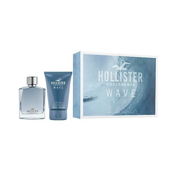 HOLLISTER - Hollister Wave para hombre / SET - 100 ml Eau De Toilette Spray + 1 Regalo