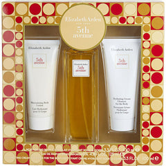 ELIZABETH ARDEN - 5th Avenue para mujer / SET - 125 ml Eau De Parfum Spray + 100 ml Body Lotion + 100 ml Crema Hidratante