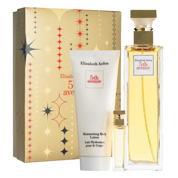 ELIZABETH ARDEN - 5th Avenue para mujer / SET - 125 ml Eau De Parfum Spray + 100 ml Body Lotion + 3.7 ml MINI EDP