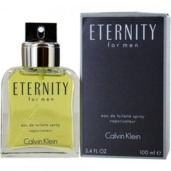 CALVIN KLEIN - Eternity para hombre / 100 ml Eau De Toilette Spray