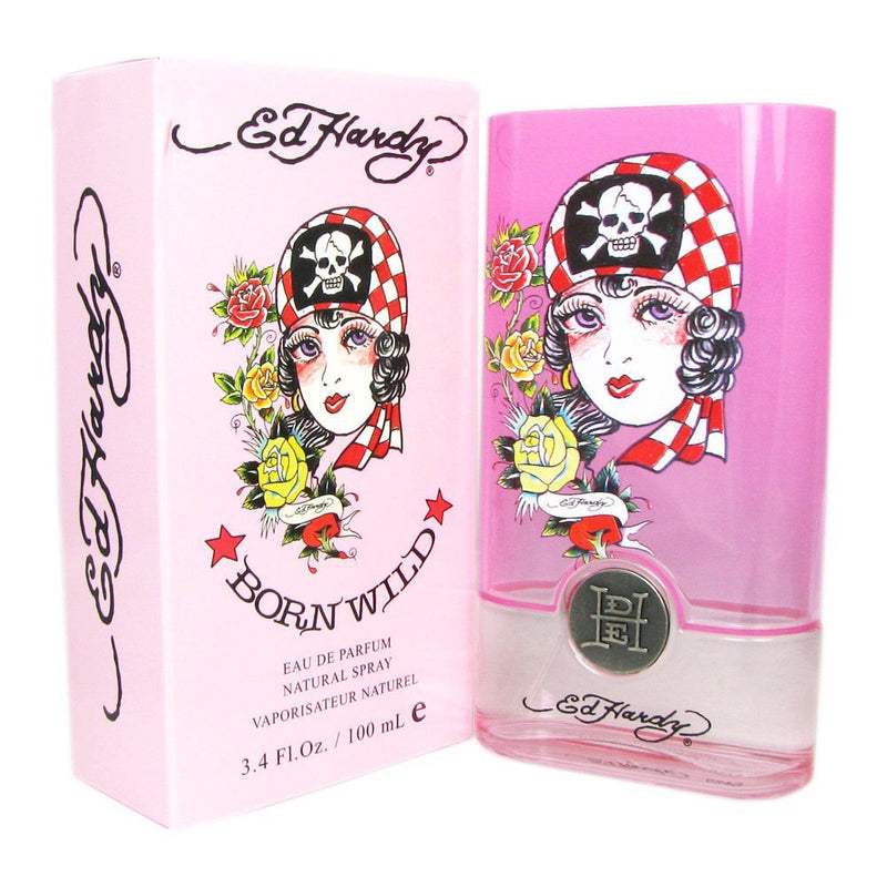 CHRISTIAN AUDIGIER - Ed Hardy Born Wild para mujer / 100 ml Eau De Parfum Spray
