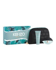 KENZO - Kenzo World para mujer / SET - 75 ml Eau De Parfum Spray + 75 ml Body Lotion + Cosmetiquera