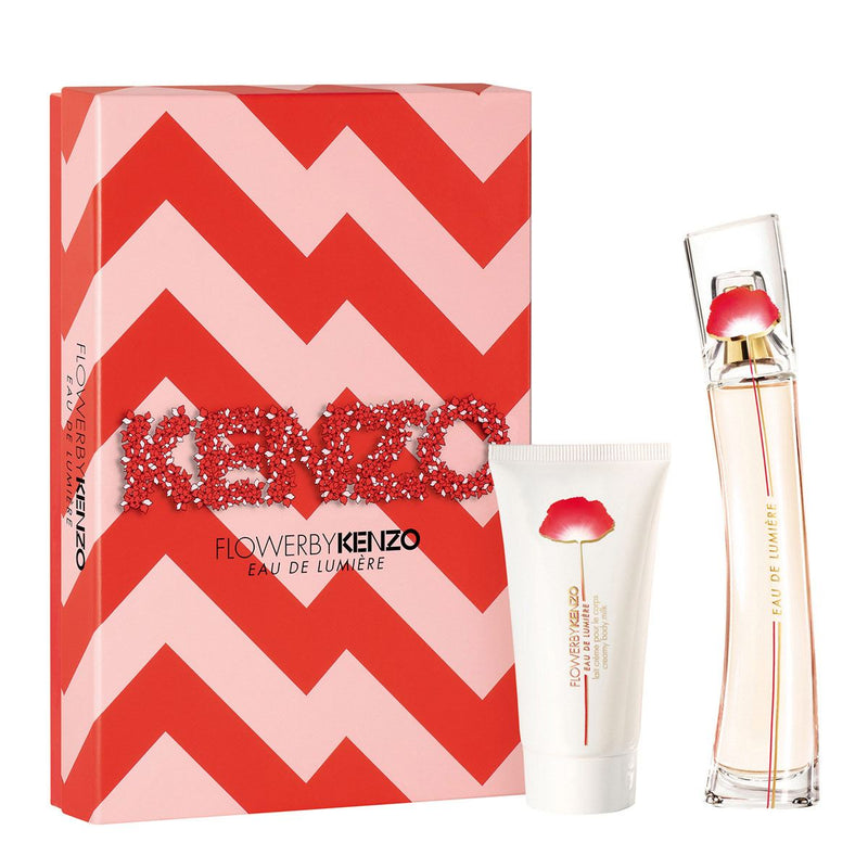 KENZO - Flower by Kenzo Eau de Lumiere para mujer / SET - 30 ml Eau De Toilette Spray + 50 ml Body Milk