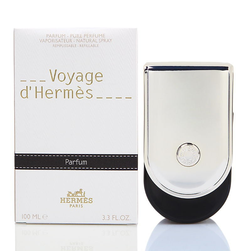 HERMÈS - Voyage D' Hermes para hombre y mujer / 100 ml REFILLABLE Pure Perfume Spray