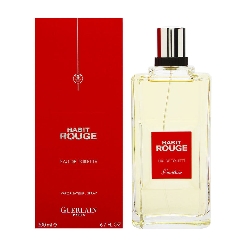 GUERLAIN - Habit Rouge para hombre / 200 ml Eau De Toilette Spray