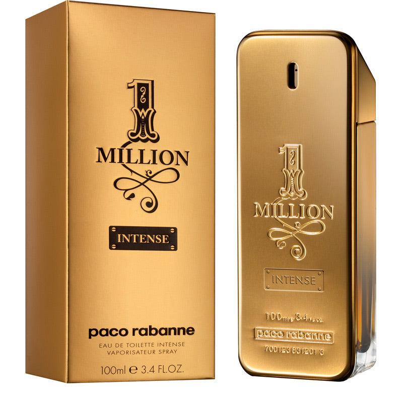 PACO RABANNE - 1 Million Intense para hombre / 100 ml Eau De Toilette Spray