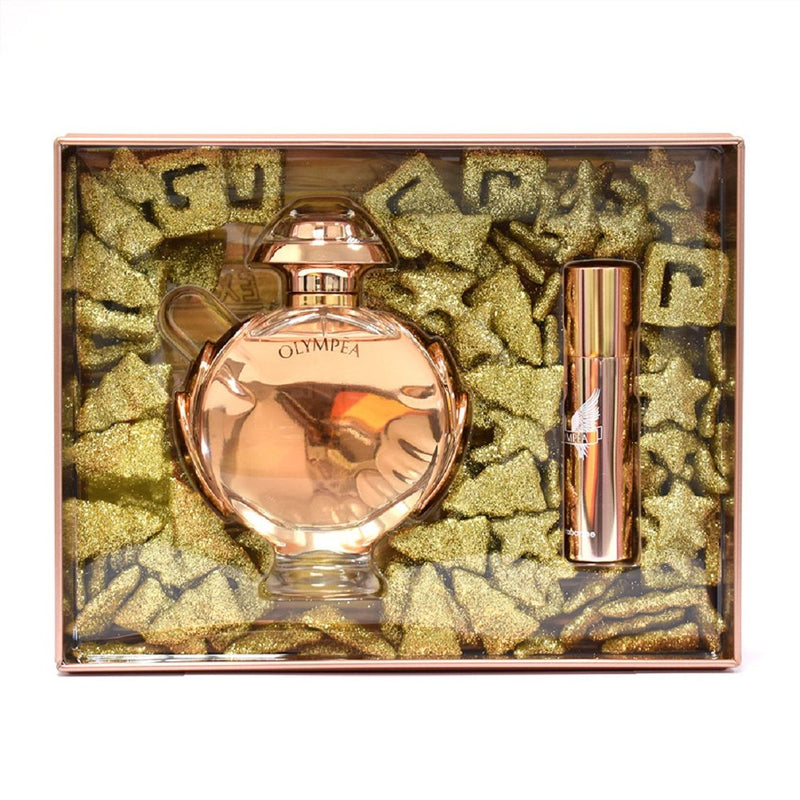 PACO RABANNE - Olympea para mujer / SET - 80 ml Eau De Parfum Spray + 10 ml Travel mini EDP
