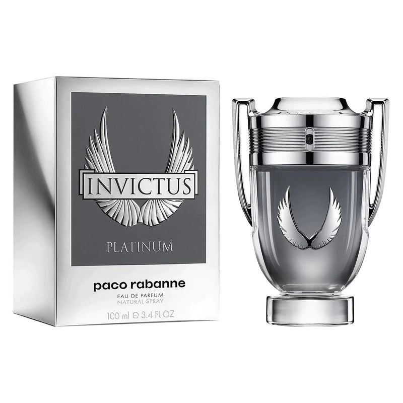 Invictus Platinum para hombre / 100 ml Eau De Parfum Spray