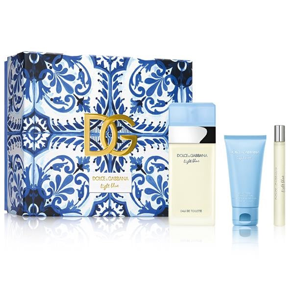 udstrømning genert Feje DOLCE & GABBANA - Light Blue para mujer / SET - 100 ml Eau De Toilette  Spray | Perfume Center de México