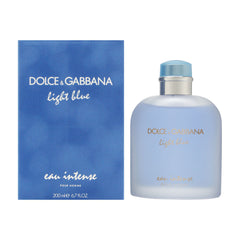 DOLCE & GABBANA - Light Blue Eau Intense para hombre / 200 ml Eau De Parfum Spray