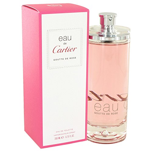 CARTIER - Eau de Cartier Goutte De Rose para mujer / 200 ml Eau De Toilette Spray