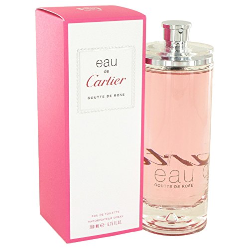 CARTIER - Eau de Cartier Goutte De Rose para mujer / 200 ml Eau De Toilette Spray