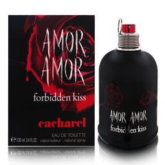 CACHAREL - Amor Amor Forbidden Kiss para mujer / 100 ml Eau De Toilette Spray