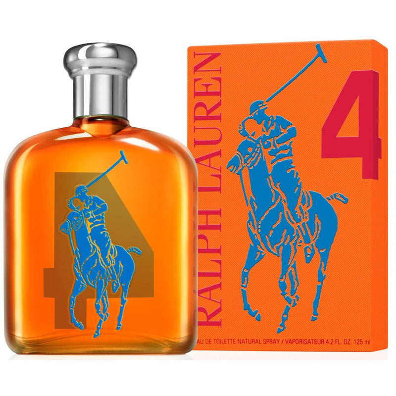 RALPH LAUREN - Big Pony 4 (Orange) para hombre / 125 ml Eau De Toilette Spray