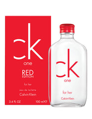 CALVIN KLEIN - CK One Red para mujer / 100 ml Eau De Toilette Spray