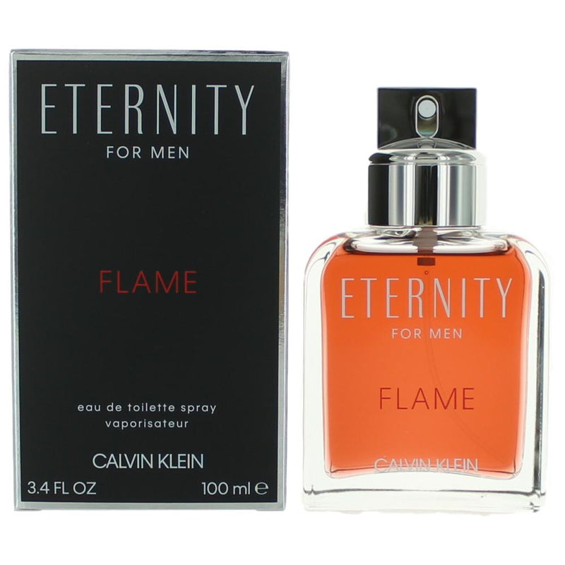 Eternity Flame para hombre / 100 ml Eau De Toilette Spray