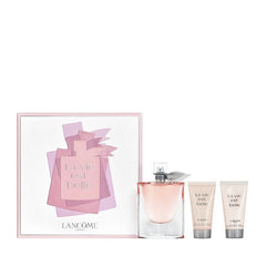 LANCOME - La Vie Est Belle para mujer / SET - 100 ml Eau De Parfum Spray + 50 ml Body Lotion + 50 ml Shower Gel