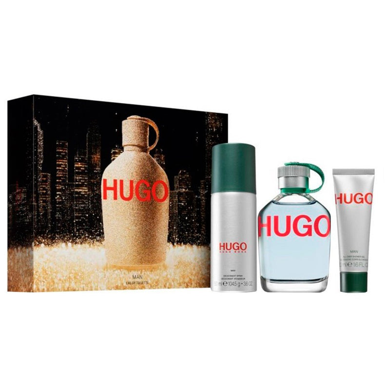 SET - Hugo Man by Hugo Boss for men Eau De Toilette Spray 125 ml ...
