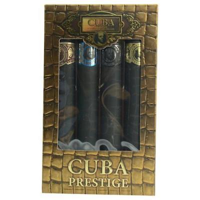 CUBA PARIS - Cuba Prestige para hombre / SET - 4 X 35 ml Eau De Toilette Spray (Prestige Classic, Prestige Black, Prestige Platinum, Prestige Legacy)