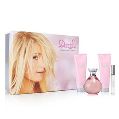 PARIS HILTON - Dazzle para mujer / SET - 125 ml Eau De Parfum Spray + 90 ml Body Lotion + 90 ml Bath & Shower Gel + 10 ml EDP