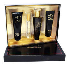 PARIS HILTON - With Love para mujer / SET - 100 ml Eau De Parfum Spray + 90 ml Body Lotion + 90 ml Bath & Shower Gel + 6 ml Roller EDP
