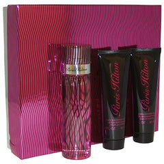 PARIS HILTON - Paris Hilton para mujer / SET - 100 ml Eau De Parfum Spray + 90 ml Crema corporal + 90 Gel de baño