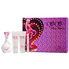 PARIS HILTON - Can Can para mujer / SET - 100 ml Eau De Parfum Spray + 90 ml Crema Perfumada + 90 ml Gel de baño + 10 ml EDP