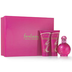 BRITNEY SPEARS - Fantasy para mujer / SET - 100 ml Eau De Parfum Spray + 100 ml Shower Gel + 100 ml Body Lotion