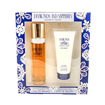 SET Diamonds Saphires by Elizabeth Taylor for women Eau De Toilette Spray 100 ml Perfume Center de Mexico