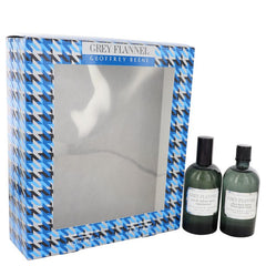 GEOFFREY BEENE - Grey Flannel para hombre / SET - 120 ml Eau De Toilette Spray + 120 ml After Shave Lotion