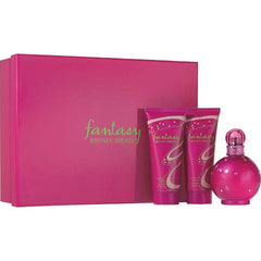 BRITNEY SPEARS - Fantasy para mujer / SET - 100 ml Eau De Parfum Spray + 100 ml Gel de baño + 100 ml Crema corporal