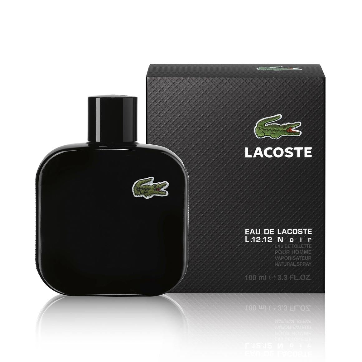 L.12.12 Pour Lui Noir by Lacoste for men Eau De Toilette Spray 100