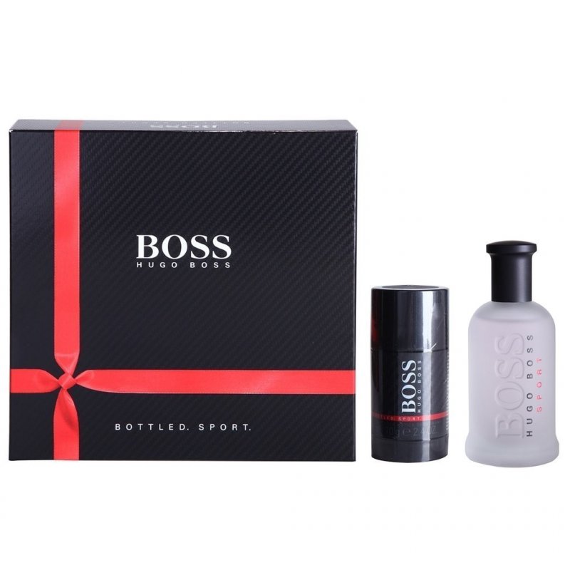 HUGO BOSS - Boss Bottled Sport para hombre / SET - 100 ml Eau De Toilette Spray + 70 gr Deo Stick