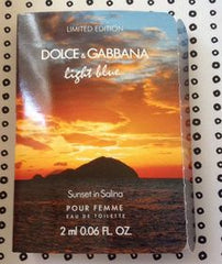 DOLCE & GABBANA - Light Blue Sunset In Salina para mujer / 2 ml Eau De Toilette Spray