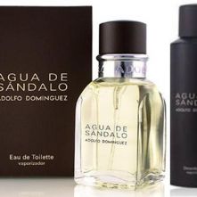 ADOLFO DOMÍNGUEZ - Agua De Sandalo para hombre / SET - 120 ml Eau De Toilette Spray + Desodorant Spray