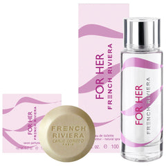 French Riviera para mujer / SET - 100 ml Eau De Toilette Spray