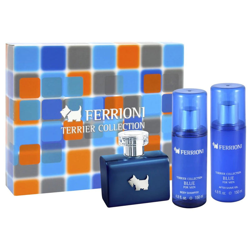 Terrier Blue para hombre / SET - 100 ml Eau De Toilette Spray
