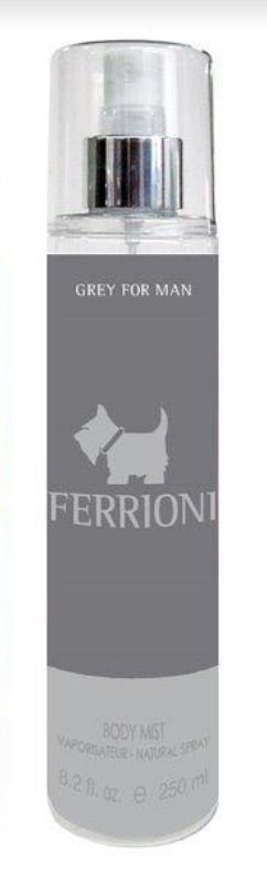 FERRIONI - Terrier Grey para hombre / 250 ml Body Mist Spray