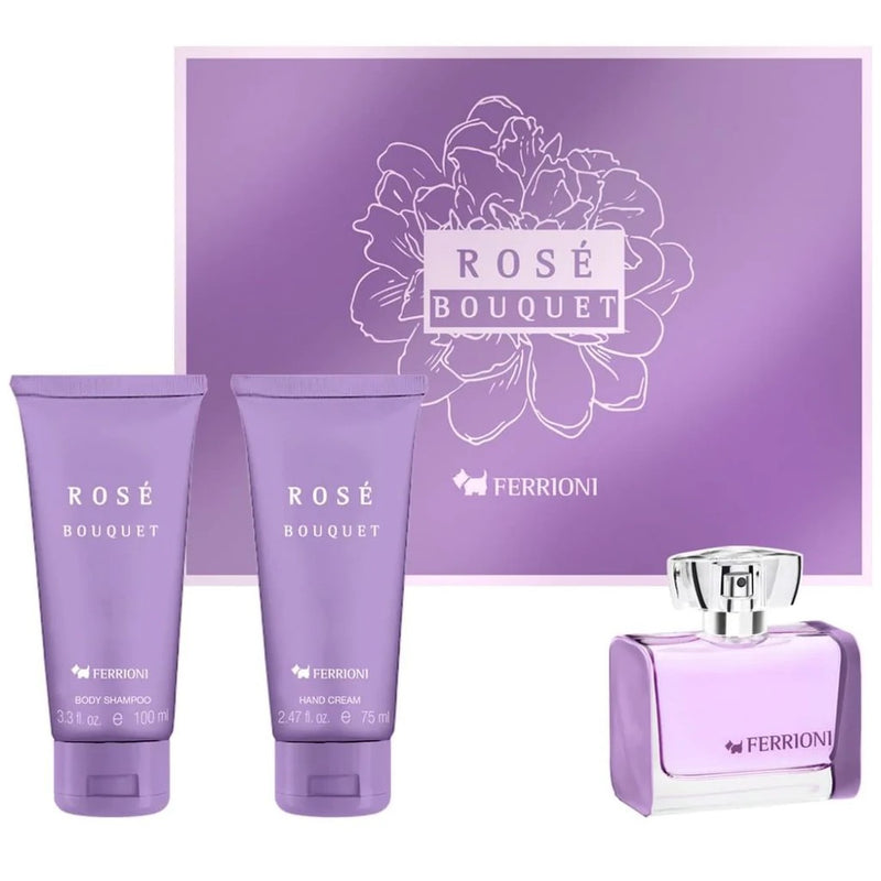Rosé Bouquet para mujer / SET - 100 ml Eau De Toilette Spray