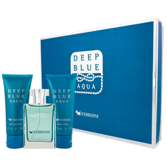 Deep Blue Aqua para hombre / SET - 100 ml Eau De Toilette Spray
