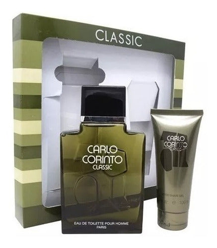 CARLO CORINTO - Carlo Corinto Classic para hombre / SET - 400 ml Eau De Toilette Spray + 1 Regalo